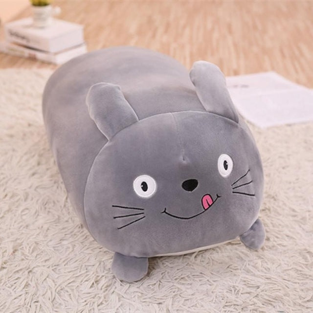Cuscino peluche animale cartone animato 40x20x10 cm