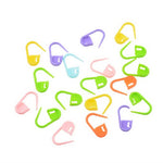 Maglione di plastica colorata tessitura accessori per utensili manuali fai da te fibbia con contrassegno a spillo, 120 PCS