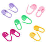 Maglione di plastica colorata tessitura accessori per utensili manuali fai da te fibbia con contrassegno a spillo, 120 PCS