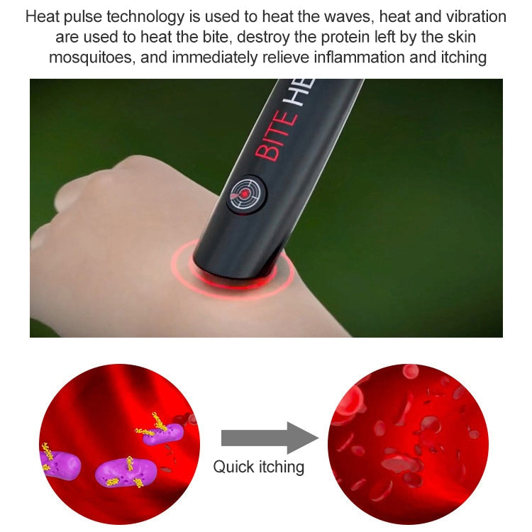 Penna per alleviare il prurito dell'aiutante del morso di zanzara per bambini e adulti, Mosquito Bite Itching Relief Pen