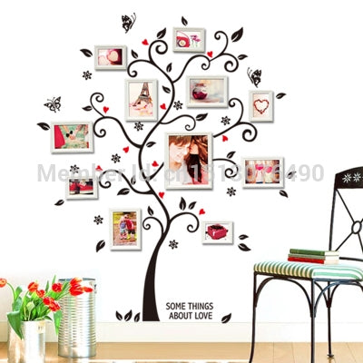 3D fai da te rimovibile foto albero adesivi murali in PVC murale Art Home Decor, Photo Tree