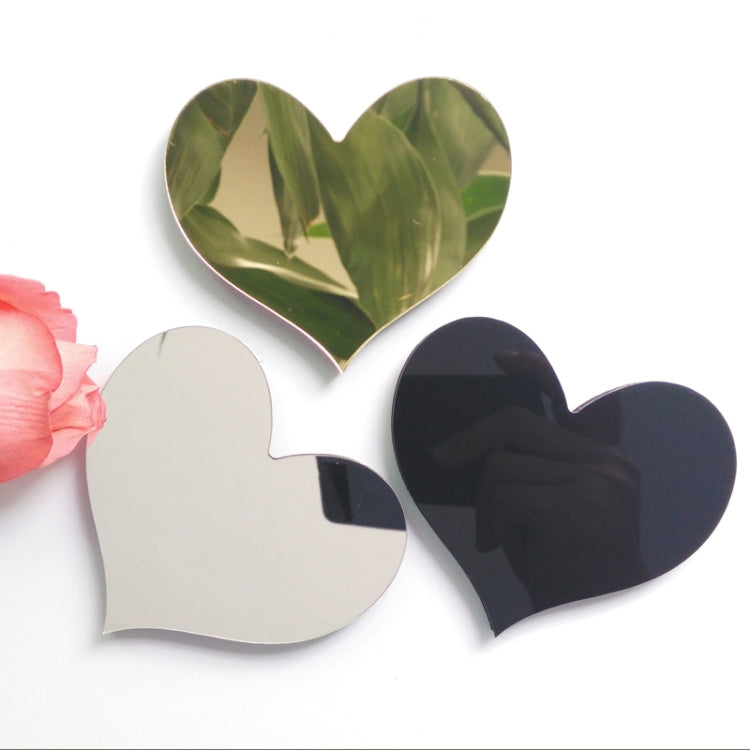 2 pezzi decorazione domestica personalità creativa lettere inglesi specchio acrilico adesivi murali 3D fai da te