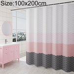 Tenda da bagno impermeabile per tenda da doccia geometrica, With 80 x Height 180cm, With 120 x Height 180cm, With 150 x Height 180cm, With 180 x Height180cm, With 180 x Height200cm, With 200 x Height 200cm, With 240 x Height200cm, With 100 x Height 180...