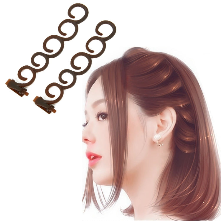 Eleganza Capelli Braider Fiore Magico Fermaglio per capelli Coda Twist Treccia Acconciatura Accessori per lo styling, Dimensioni: 13,5x2,5 cm