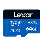 Lexar 633x 64GB Registratore di guida ad alta velocità Scheda di memoria per telefono cellulare dedicata DVR Scheda TF, 64GB