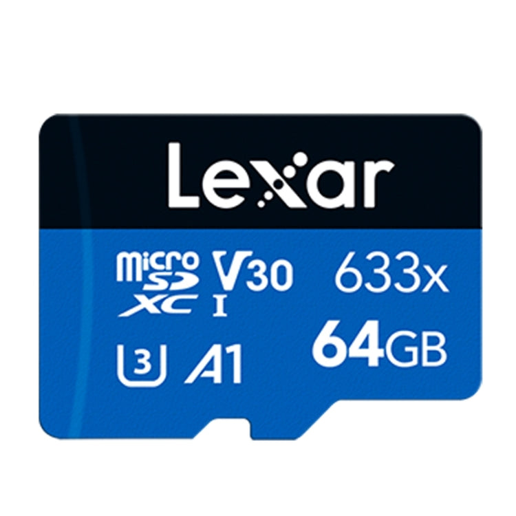Lexar 633x 64GB Registratore di guida ad alta velocità Scheda di memoria per telefono cellulare dedicata DVR Scheda TF, 64GB