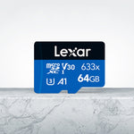 Lexar 633x 64GB Registratore di guida ad alta velocità Scheda di memoria per telefono cellulare dedicata DVR Scheda TF, 64GB