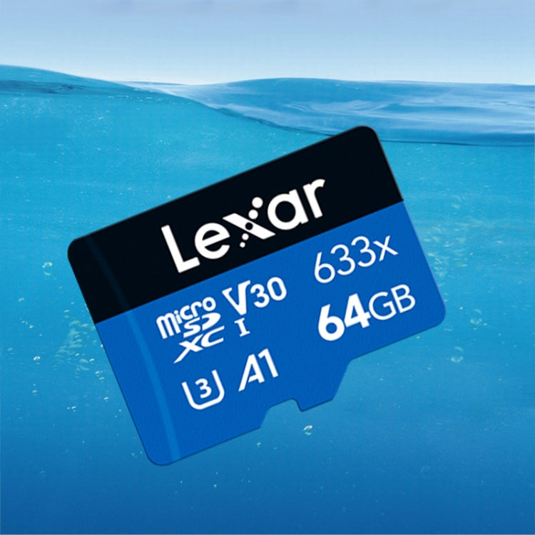 Lexar 633x 64GB Registratore di guida ad alta velocità Scheda di memoria per telefono cellulare dedicata DVR Scheda TF, 64GB