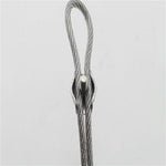 Morsetto per fune metallica a morsetto doppio con piastra in acciaio inossidabile 304 da 5 pezzi, M2 Double Clip, M3 Double Clip, M4 Double Clip, M5 Double Clip, M6 Double Clip, M8 Double Clip, M10 Double Clip, M2 Single Clip, M3 Single Clip           ...
