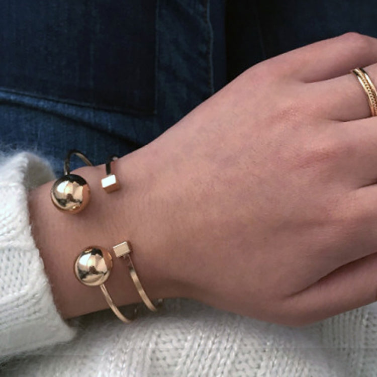 Bracciale con apertura in lega di rame Great Ball per donna