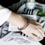 Braccialetti con bracciale multistrato con ciondoli aperti vintage