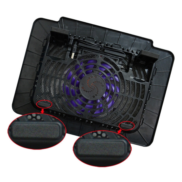 COOLCOLD K16 Staffa di regolazione del raffreddamento muto per radiatore per laptop