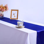 Tovaglia in raso da 10 pezzi, decorazione da tavolo per decorazioni natalizie per matrimoni, feste in casa, 30X275CM
