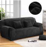 Copridivano in tessuto felpato, fodera per divano spessa, copridivano elastico, non inclusa federa, 1 seat 90-140cm, 2 seat 145-185cm, 3 seat 190-230cm