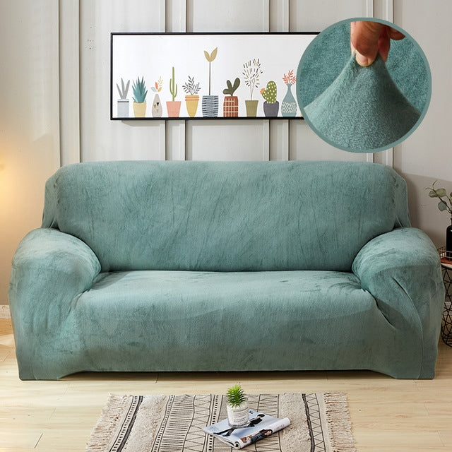 Copridivano in tessuto felpato, fodera per divano spessa, copridivano elastico, non inclusa federa, 1 seat 90-140cm, 2 seat 145-185cm, 3 seat 190-230cm