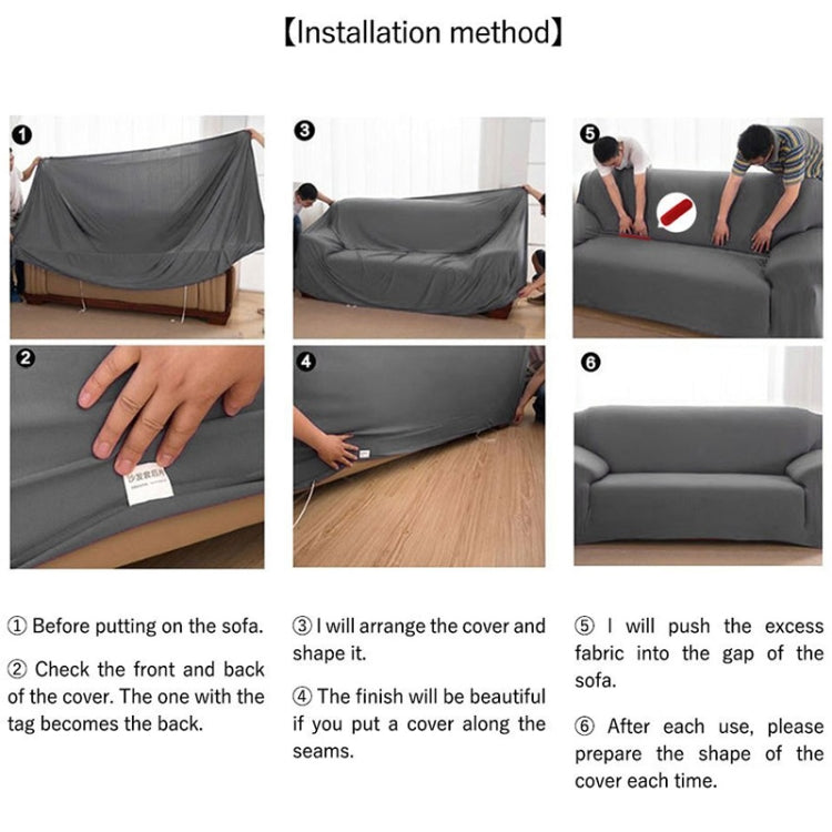 Copridivano in tessuto felpato, fodera per divano spessa, copridivano elastico, non inclusa federa, 4 seat 230-300cm