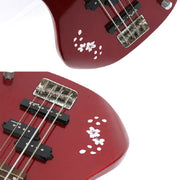 2 adesivi per pannelli per chitarra, adesivi fai da te con fiori di ciliegio, pasta per ukulele, 2 PCS Guitar Panel Stickers