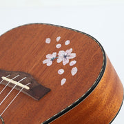 2 adesivi per pannelli per chitarra, adesivi fai da te con fiori di ciliegio, pasta per ukulele, 2 PCS Guitar Panel Stickers