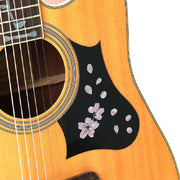 2 adesivi per pannelli per chitarra, adesivi fai da te con fiori di ciliegio, pasta per ukulele, 2 PCS Guitar Panel Stickers