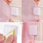Clip per tenda da doccia in plastica viscosa da 2 pezzi, Viscose Curtain Clip