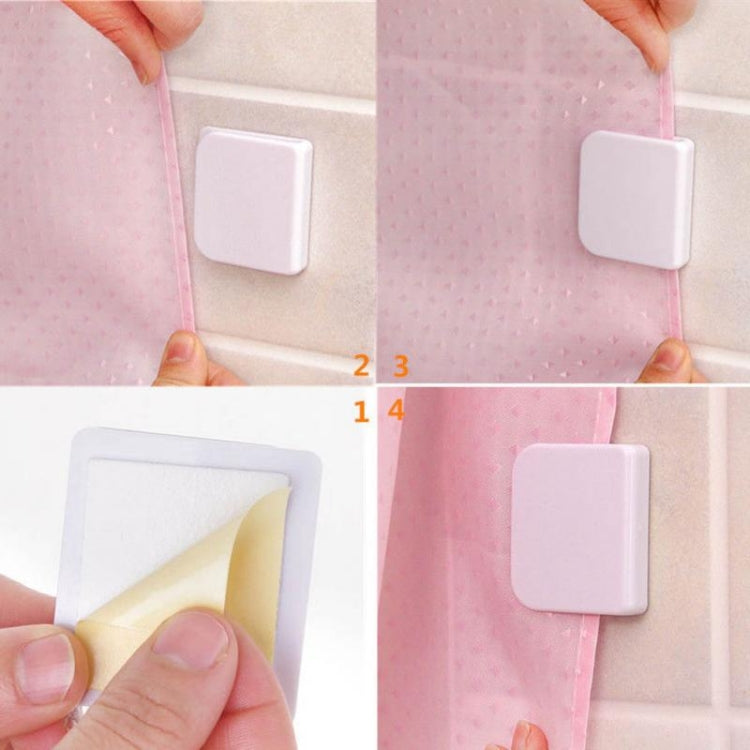 Clip per tenda da doccia in plastica viscosa da 2 pezzi, Viscose Curtain Clip