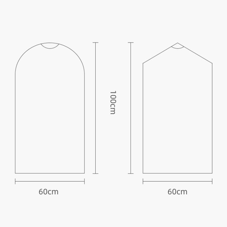 Copertura antipolvere per sacchetto antipolvere trasparente usa e getta da 100 pezzi, 55x80cm PP 4 Wires, 60x90cm PP 4 Wires, 60x100cm PP 4 Wires, 55x80cm Thicken PE 6 Wires, 60x90cm Thicken PE 6 Wires, 60x100cm Thicken PE 6 Wires, 60x110cm PP 4 Wires ...