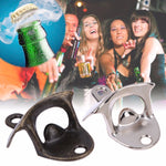 Apribottiglie vintage da 2 pezzi, montato a parete, per vino e birra