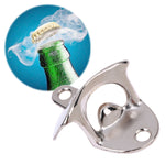 Apribottiglie vintage da 2 pezzi, montato a parete, per vino e birra