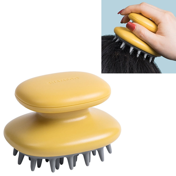 Pettine per shampoo per uso domestico Pettine per massaggio in silicone Spazzola per capelli antiforfora portatile
