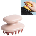 Pettine per shampoo per uso domestico Pettine per massaggio in silicone Spazzola per capelli antiforfora portatile