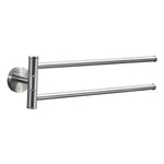 Portasciugamani girevole in acciaio inossidabile Portasciugamani da bagno Cucina Portasciugamani lucidato a parete, Brushed Two Poles, Brushed Three Poles, Brushed Four Poles, Brushed Five Poles, Black Brushed Four Poles, Black Brushed Five Poles