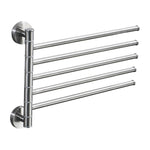 Portasciugamani girevole in acciaio inossidabile Portasciugamani da bagno Cucina Portasciugamani lucidato a parete, Brushed Two Poles, Brushed Three Poles, Brushed Four Poles, Brushed Five Poles, Black Brushed Four Poles, Black Brushed Five Poles