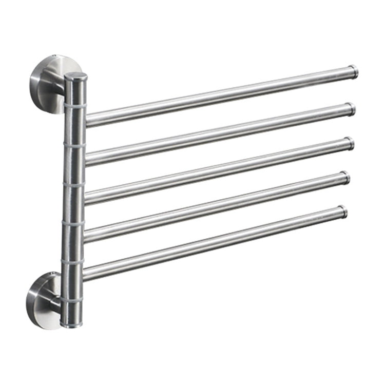 Portasciugamani girevole in acciaio inossidabile Portasciugamani da bagno Cucina Portasciugamani lucidato a parete, Brushed Two Poles, Brushed Three Poles, Brushed Four Poles, Brushed Five Poles, Black Brushed Four Poles, Black Brushed Five Poles