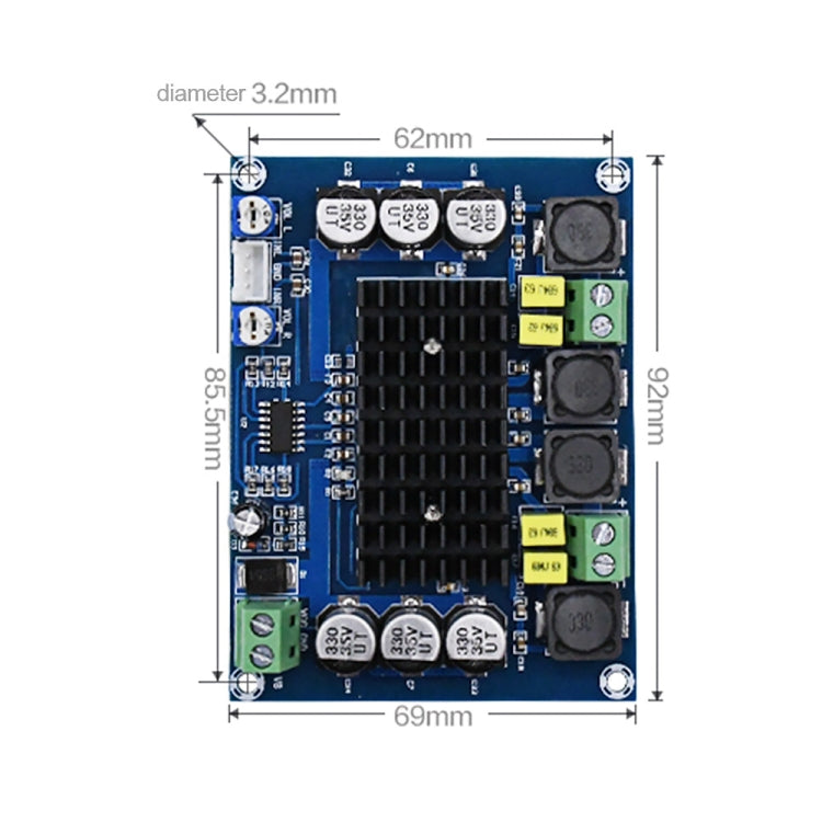 Scheda amplificatore audio digitale TPA3116D2 120W+120W