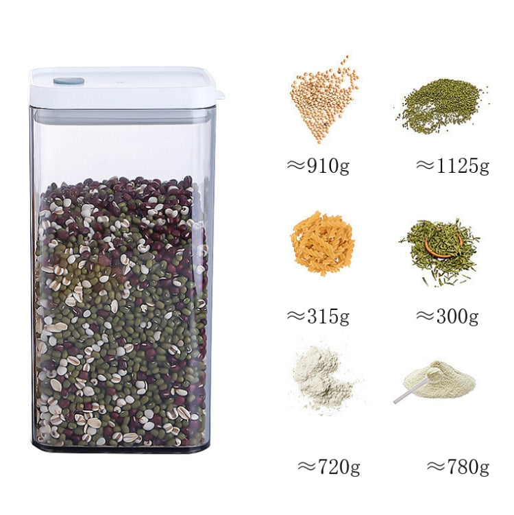 Barattolo sigillato trasparente per uso domestico a grana grossa Barattolo per la conservazione di alimenti per uso alimentare Barattolo per la conservazione di snack di frutta secca con coperchio, 700ml, 1100ml, 1500ml