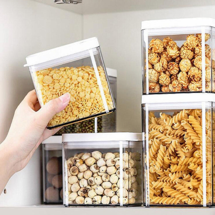 Barattolo sigillato trasparente per uso domestico a grana grossa Barattolo per la conservazione di alimenti per uso alimentare Barattolo per la conservazione di snack di frutta secca con coperchio, 700ml, 1100ml, 1500ml