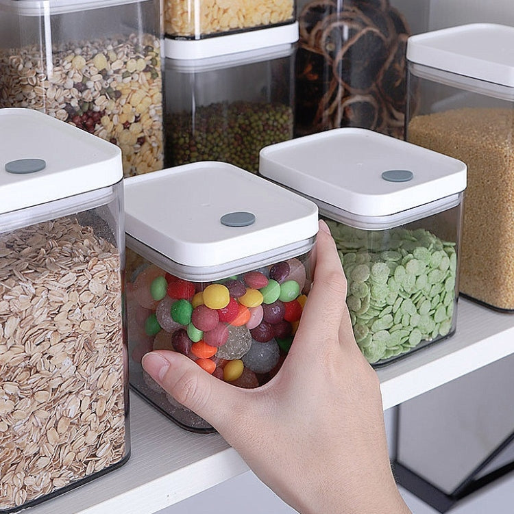 Barattolo sigillato trasparente per uso domestico a grana grossa Barattolo per la conservazione di alimenti per uso alimentare Barattolo per la conservazione di snack di frutta secca con coperchio, 700ml, 1100ml, 1500ml