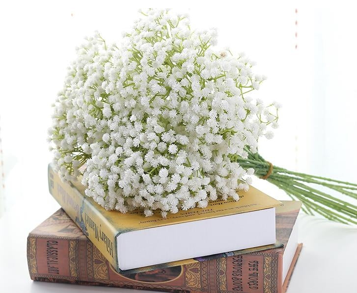 Decorazione artificiale rustica Tavolo da casa Fiore di plastica Gypsophila Babysbreath, Gypsophila