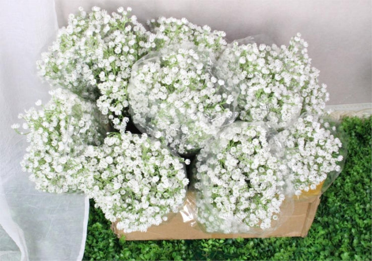 Decorazione artificiale rustica Tavolo da casa Fiore di plastica Gypsophila Babysbreath, Gypsophila