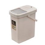 Secchio per residui di tè in plastica per ufficio Secchio per rifiuti di tè Pattumiera portatile con coperchio a pressione, 7L, 10L