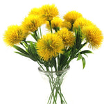 10 pezzi di fiori artificiali di dente di leone, fiori di plastica, decorazione per la casa, San Valentino