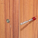 5 pezzi 65mm bobina magnetica in acciaio legato punta a croce testa singola trapano elettrico testa per cacciavite elettrico