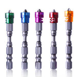 5 pezzi 65mm bobina magnetica in acciaio legato punta a croce testa singola trapano elettrico testa per cacciavite elettrico
