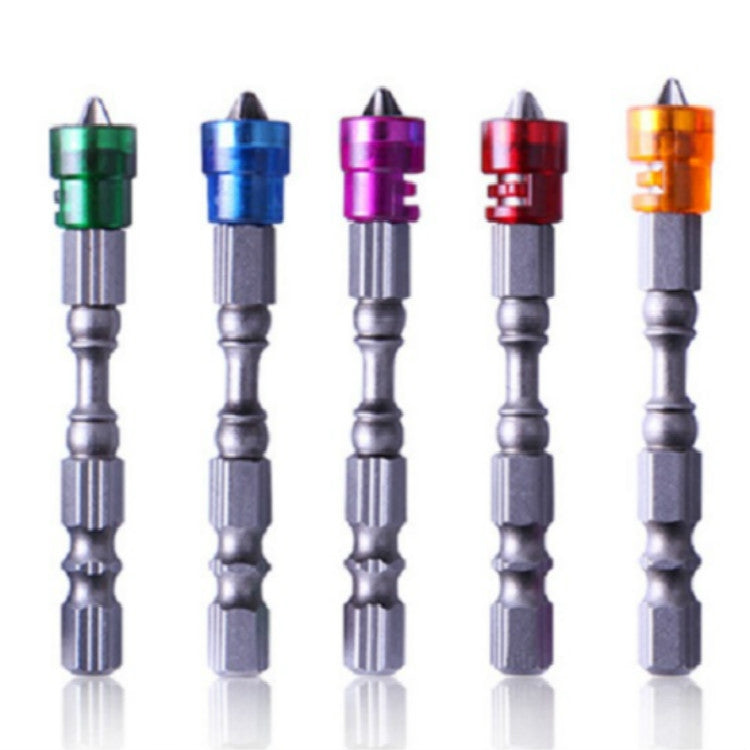 5 pezzi 65mm bobina magnetica in acciaio legato punta a croce testa singola trapano elettrico testa per cacciavite elettrico