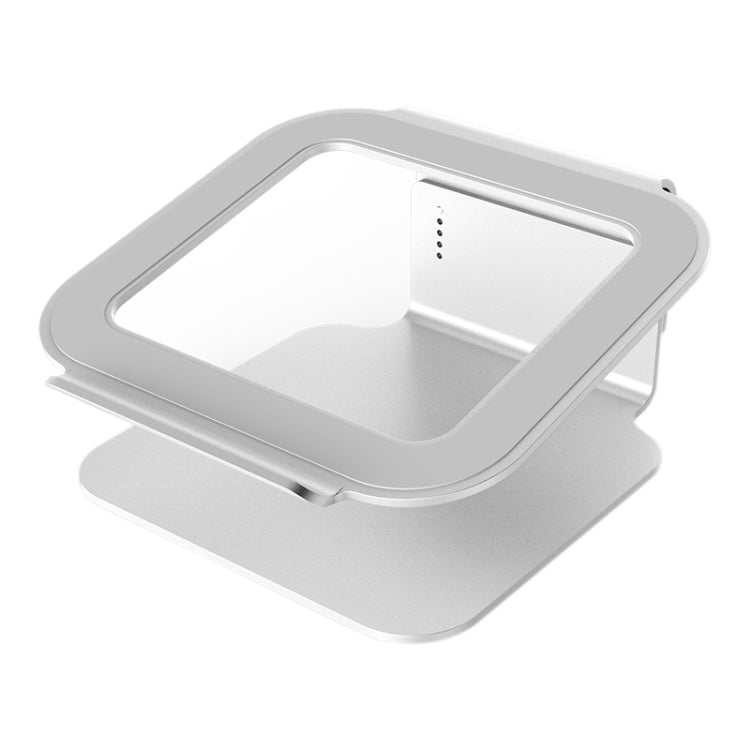 Supporto di raffreddamento per laptop in lega di alluminio regolabile in altezza Supporto per notebook ergonomico da 10-17 pollici con rotazione a 360° per MacBook Air Pro, 360 Rotation