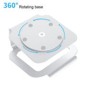 Supporto di raffreddamento per laptop in lega di alluminio regolabile in altezza Supporto per notebook ergonomico da 10-17 pollici con rotazione a 360° per MacBook Air Pro, 360 Rotation