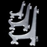 Supporto per cornice in plastica alta trasparente da 10 pezzi, 3 inch, 4 inch, 5 inch, 6 inch, 7 inch, 8 inch, 9 inch, 10 inch, 11 inch