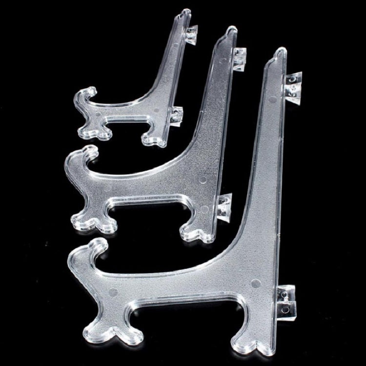 Supporto per cornice in plastica alta trasparente da 10 pezzi, 3 inch, 4 inch, 5 inch, 6 inch, 7 inch, 8 inch, 9 inch, 10 inch, 11 inch