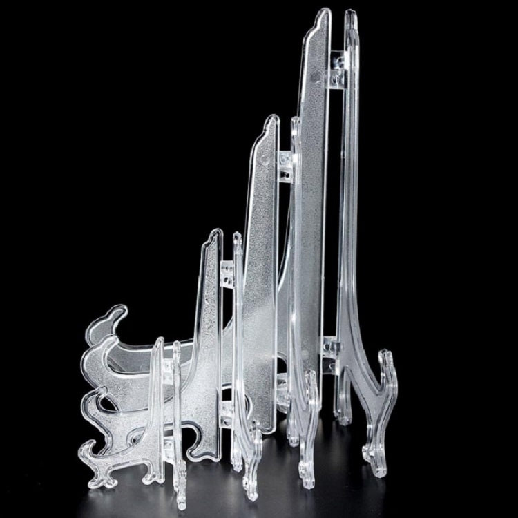 Supporto per cornice in plastica alta trasparente da 10 pezzi, 3 inch, 4 inch, 5 inch, 6 inch, 7 inch, 8 inch, 9 inch, 10 inch, 11 inch
