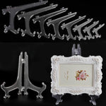 Supporto per cornice in plastica alta trasparente da 10 pezzi, 3 inch, 4 inch, 5 inch, 6 inch, 7 inch, 8 inch, 9 inch, 10 inch, 11 inch